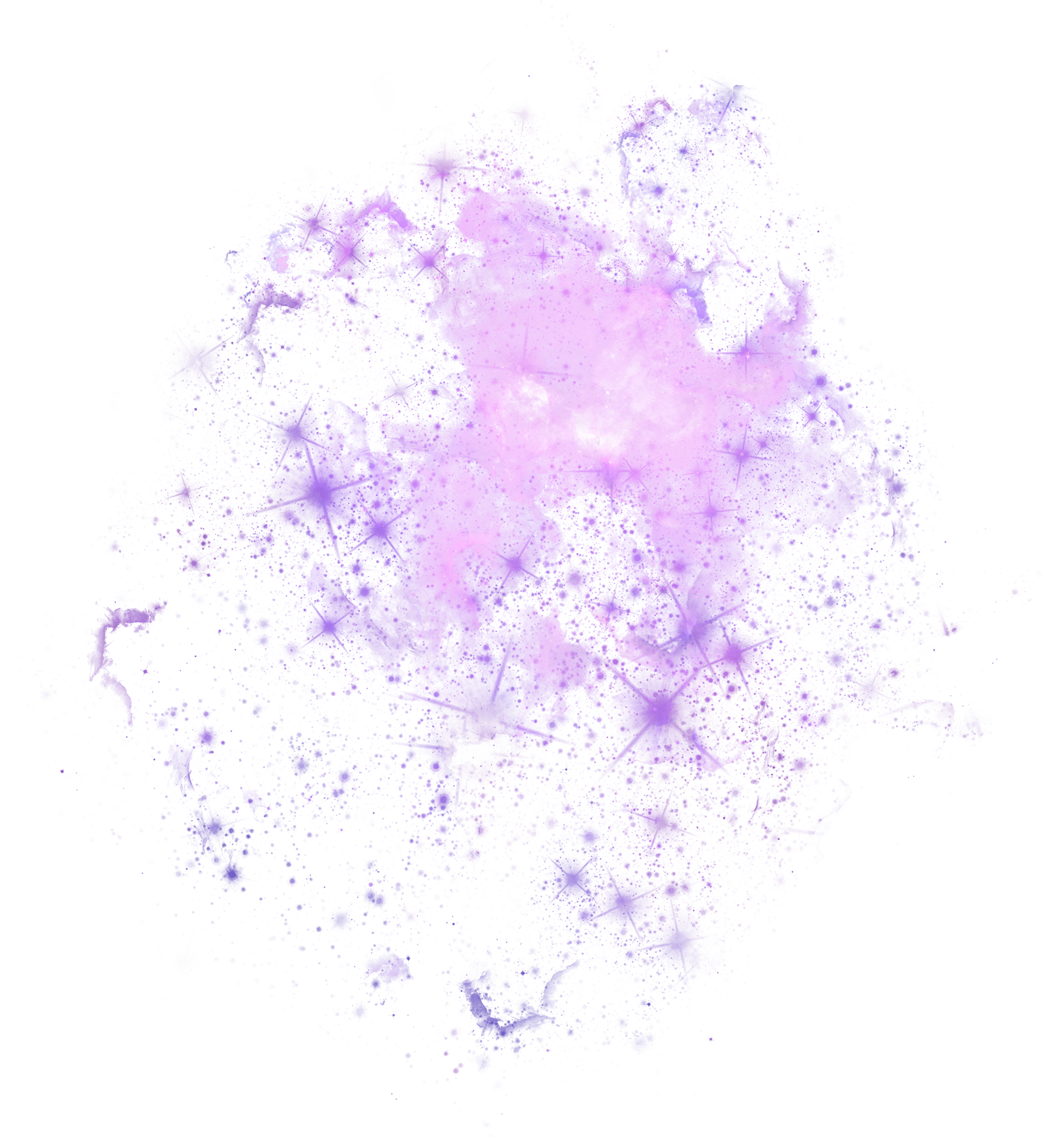 Purple And Pink Galaxy Overlay